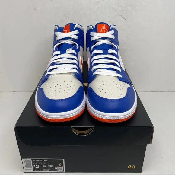 Nike Air Jordan 1 Retro Mid “Knicks” 2023 - Picture 2 of 4